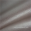 Microfiber backing PU shoe fabric leather